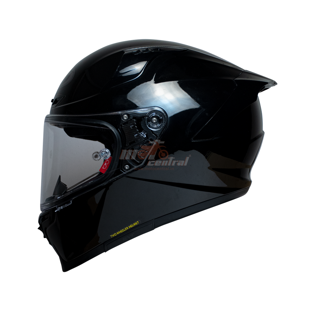 KYT Striker Plain Gloss Black Helmet