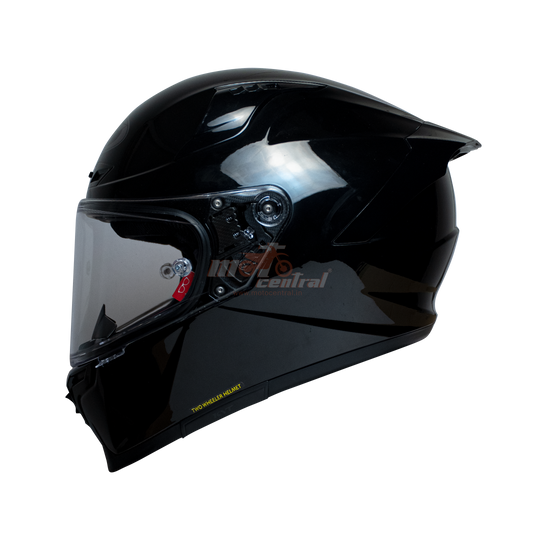 KYT Striker Plain Gloss Black Helmet