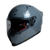 KYT Striker Plain Gloss Grey Helmet