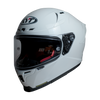 KYT Striker Plain Gloss White Helmet