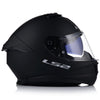 LS2 Stream II Solid Matt Black Helmet (D Ring)