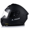 LS2 Stream II Solid Matt Black Helmet (D Ring)