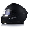 LS2 Stream II Solid Matt Black Helmet (D Ring)