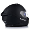 LS2 Stream II Solid Matt Black Helmet (D Ring)