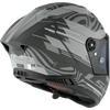 LS2 FF805 THUNDER Carbon GP Aero Polar Gloss Black Grey Helmet