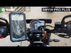 BOBO BM11H PRO PLUS Waterproof Bike Phone Holder with Pro Plus Vibration Damper and Fast 15W Wireless Charger plus USB C Motorcycle Mobile Mount