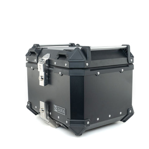 ZANA Top Box Aluminium Black 45 Litres L Flat (ZI-TB-010)