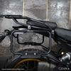 ZANA Side Pannier Set 36L Aluminium Silver for Royal Enfield Himalayan 450 with Saddle Stay Frame (ZI-8439-LS)