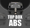 Zana Top Box 50 Litres Plastic R FLAT Black (ZI-TB-021)
