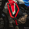 ZANA Crash Guard with Slider for Hero XPulse 210 (Glossy Red) (ZI-8594) - Moto Central