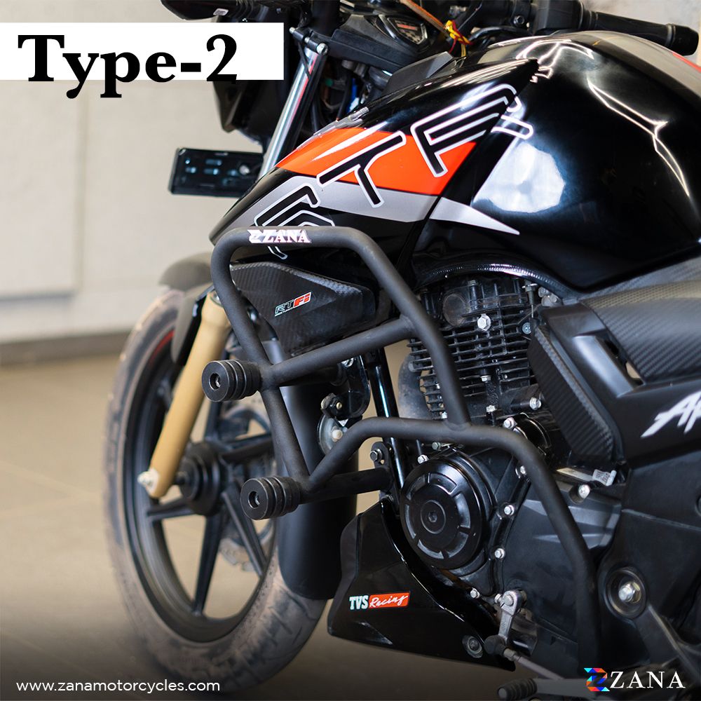 Crash Guard Apache 200 4v Spare Parts Crash Guard Tvs Apache Rtr