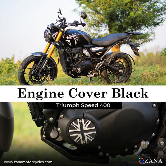 ZANA Engine Cover Black For Triumph Speed 400 (ZI-8366)