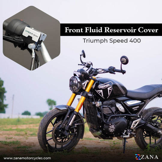 ZANA Front Fluid Reservoir Cover For Triumph Speed 400 Scrambler 400 (ZI-8373)