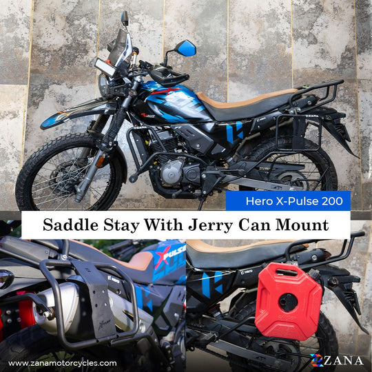 ZANA Saddle Stay With Jerry Can Mount For XPulse 200 (ZI-8334)