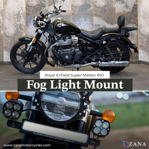 ZANA Fog Light Mount For Royal Enfield Super Meteor 650 (ZI-8354)