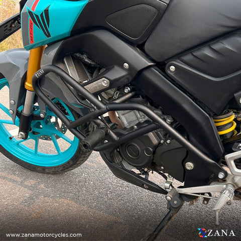 ZANA Crash Guard with Slider Black for Yamaha MT 15 (ZI-8387)