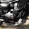 ZANA Crash Guard with Slider for Yezdi Adventure 2025 (Black) Compatible with OEM Tank Guard (ZI-8667)