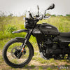 ZANA Crash Guard with Slider for Yezdi Adventure 2025 (Black) Compatible with OEM Tank Guard (ZI-8667)