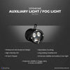 ZANA Universal LED Fog Lights ZFL40 80W Pair (ZI-FL-004)