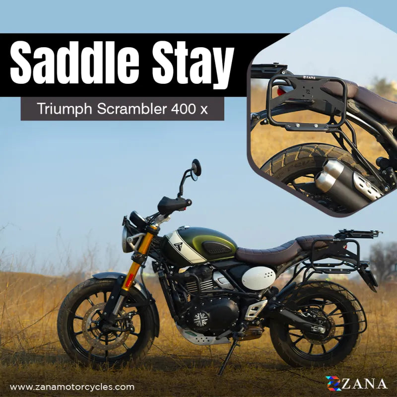 ZANA Saddle Stay MS with Jerry Can Mount for Triumph Speed 400 Scrambler 400 (ZI-8452)