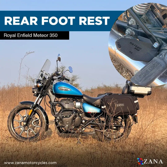 ZANA Rear Footrest Steel Pair for RE Meteor 350 (ZI-8395)