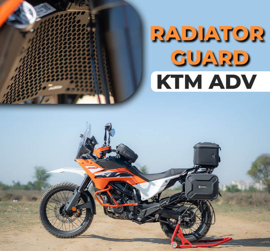 ZANA Radiator Guard Honeycomb Black for KTM ADV 390 2025 (ZI-8566)
