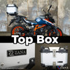 ZANA Top Box Aluminium Silver 45 Litres L Flat (ZI-TB-011)