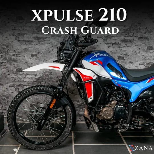 ZANA Crash Guard with Slider for Hero XPulse 210 Matt Black (ZI-8593)