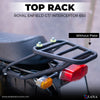 ZANA Top Rack MS without Plate compatible with Pillion Backrest for GT INTERCEPTOR 650 (ZI-8324)