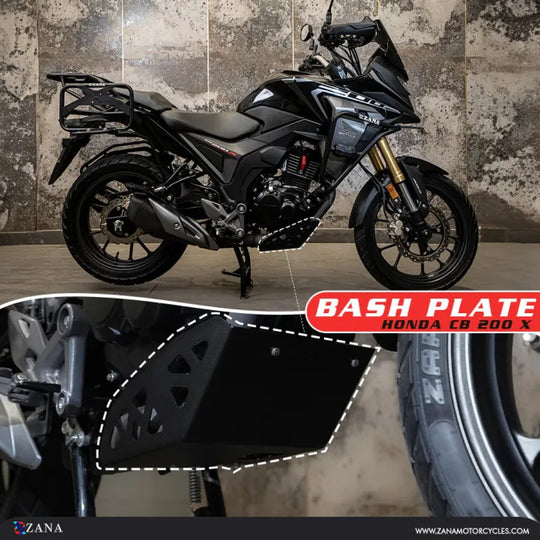 ZANA Bash Plate Black for Honda CB200X (ZI-8503)