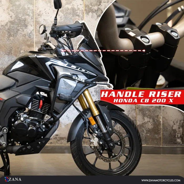 ZANA Vertical Handlebar Riser for Honda CB200X (ZI-8509)– Moto Central ZANA Vertical Handlebar Riser for Honda CB200X (ZI-8509)– Moto Central