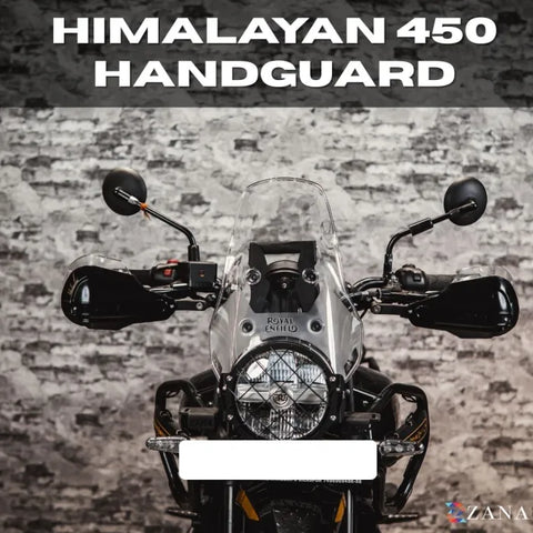 ZANA Hand Guard for Royal Enfield Himalayan 450 (Black) (ZI-8615-BB)