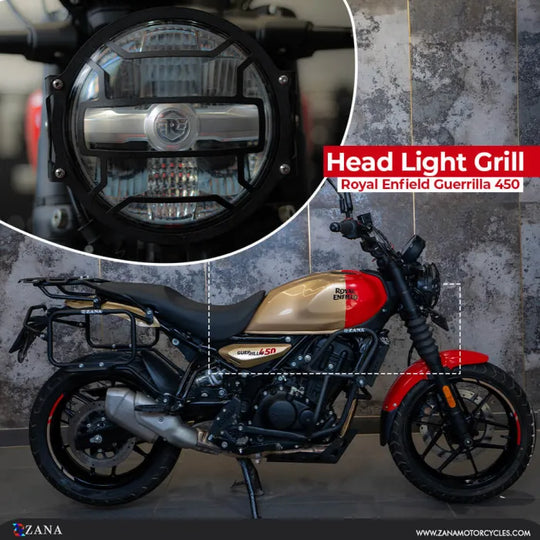 ZANA Headlight Grill Black for Royal Enfield Guerrilla 450 (ZI-8524)