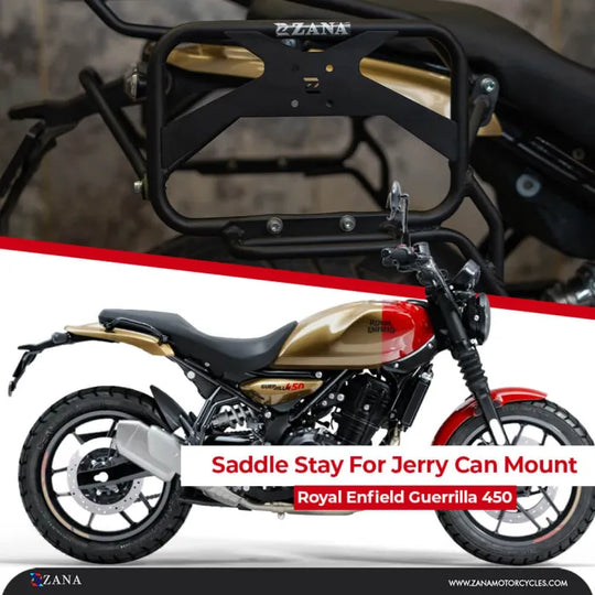 ZANA Saddle Stay with Jerry Can Mount for Royal Enfield Guerrilla 450 (ZI-8522)