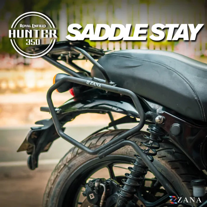 ZANA Drake Saddle Stay for Royal Enfield Hunter 350 (Black) (ZI-8569) - Moto Central