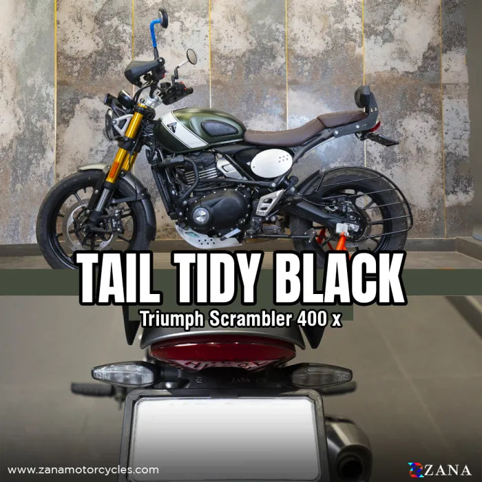 ZANA Tail Tidy for Triuimph Speed 400 Scrambler 400 Black (ZI-8422)