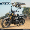 ZANA Top Rack with Plate compatible with Pillion Backrest for Royal Enfield Bear 650 (ZI-8542)