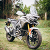 ZANA Upper and Lower Crash Guard With Slider Combo (Silver) For TVS Apache RTX 300 Beak Version (ZI-8712 ZI-8713)