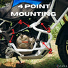 ZANA Upper and Lower Crash Guard with Slider Combo for TVS Apache RTX 300 Beak Version (White) (ZI-8747+ZI-8746)