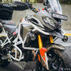 ZANA Upper and Lower Crash Guard with Slider Combo for TVS Apache RTX 300 Beak Version (White) (ZI-8747+ZI-8746)
