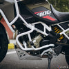 ZANA Upper and Lower Crash Guard with Slider Combo for TVS Apache RTX 300 Beak Version (White) (ZI-8747+ZI-8746)