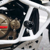 ZANA Upper and Lower Crash Guard with Slider Combo for TVS Apache RTX 300 Beak Version (White) (ZI-8747+ZI-8746)