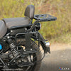 ZANA Top Rack with Plate Type 1 For Royal Enfield Meteor 350 (ZI-8399)