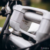 ZANA Vertical Handlebar Riser for TVS Apache RTX 300 (Silver) (ZI-8740)