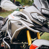 ZANA Upper and Lower Crash Guard With Slider Combo (Silver) For TVS Apache RTX 300 Beak Version (ZI-8712 ZI-8713)