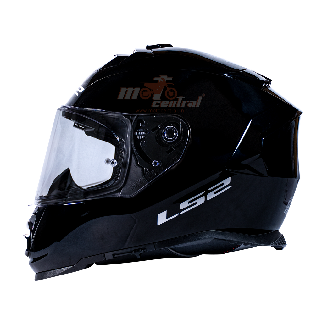 LS2 FF800 Storm II Solid Black Gloss Helmet– Moto Central