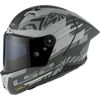 LS2 FF805 THUNDER Carbon GP Aero Polar Gloss Black Grey Helmet
