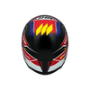 NHK GPR Tech Helmet Repsol #2 Gloss Black Red White Helmet