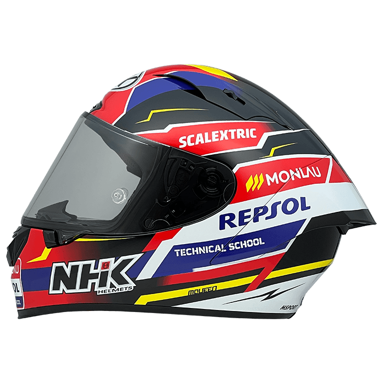 NHK GPR Tech Helmet Repsol #2 Gloss Black Red White Helmet