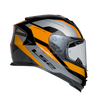 LS2 FF800 Storm II Rocker Silver Hi Viz Orange Gloss Helmet (D Ring)